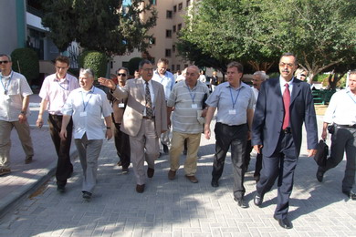 A delegation of European Union Candidates Visits IUG
